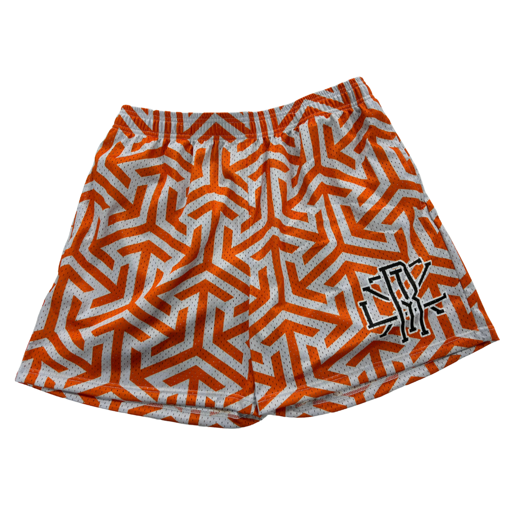 Royalty Mesh Shorts (Orange)