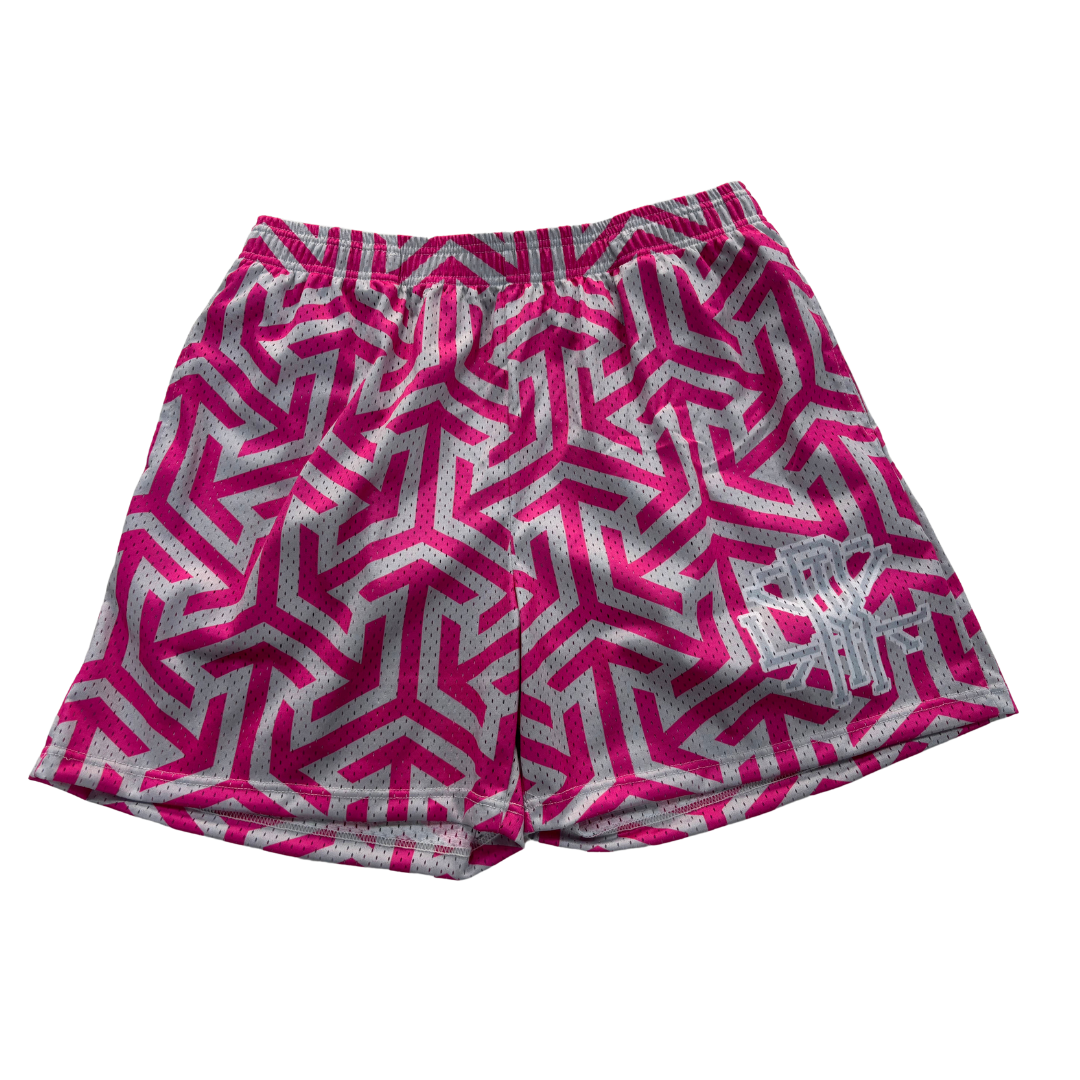 Royalty Mesh Shorts (Pink)