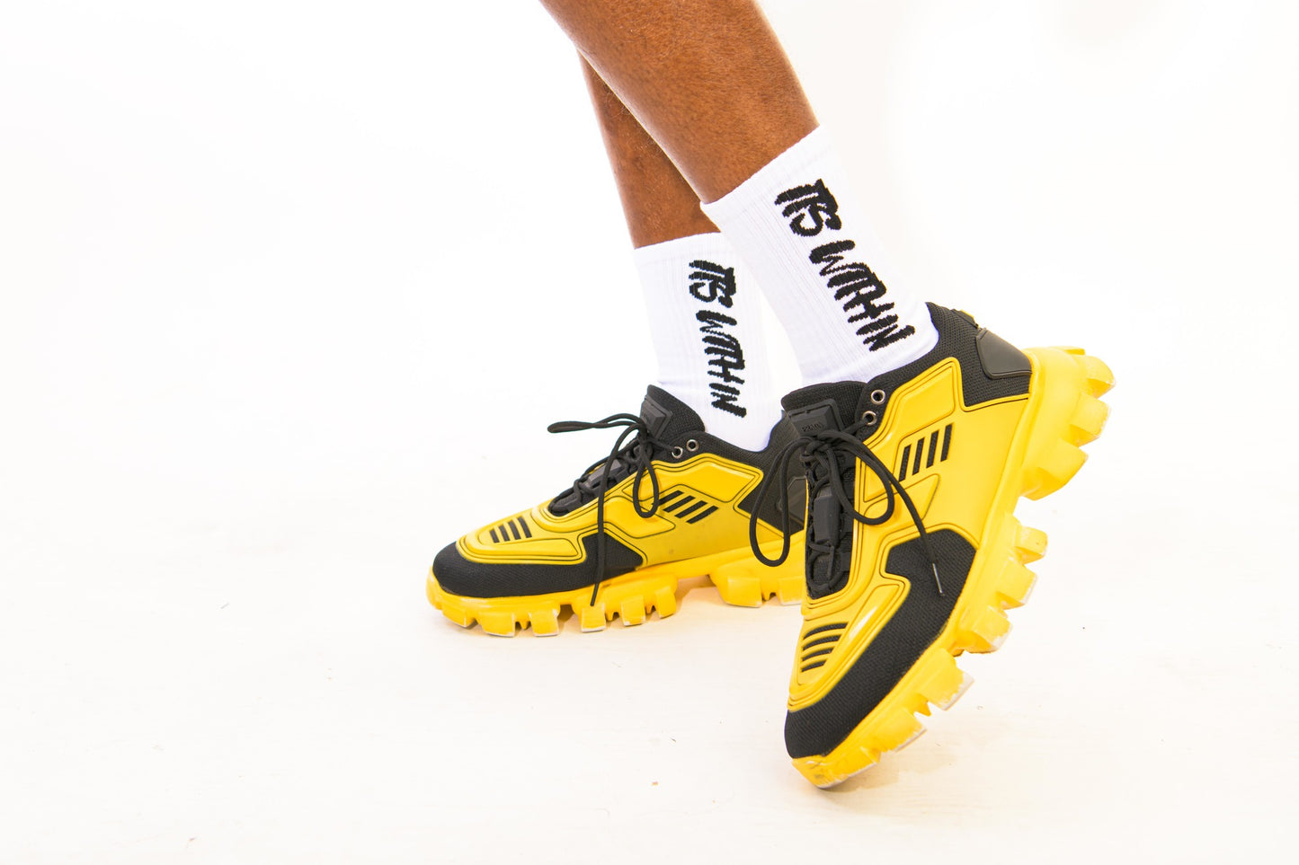 "ITS WITHIN" Crew Socks